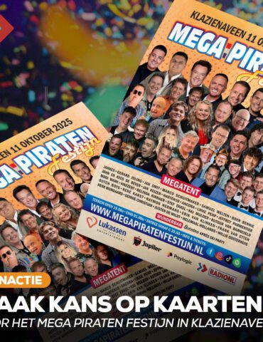Mega Piraten Festijn Klazienaveen kaarten winnen