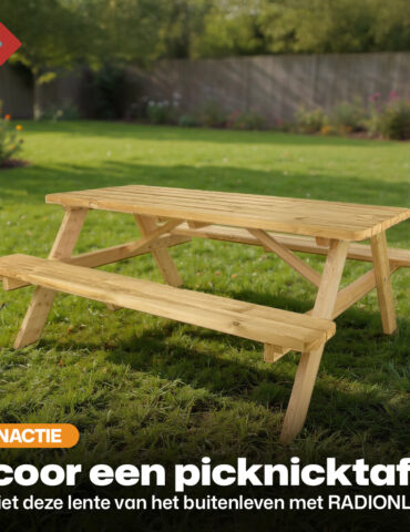 Picknicktafel winnen