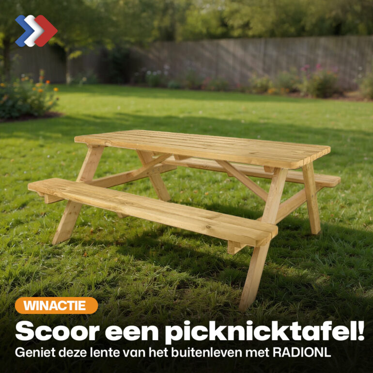Picknicktafel winnen