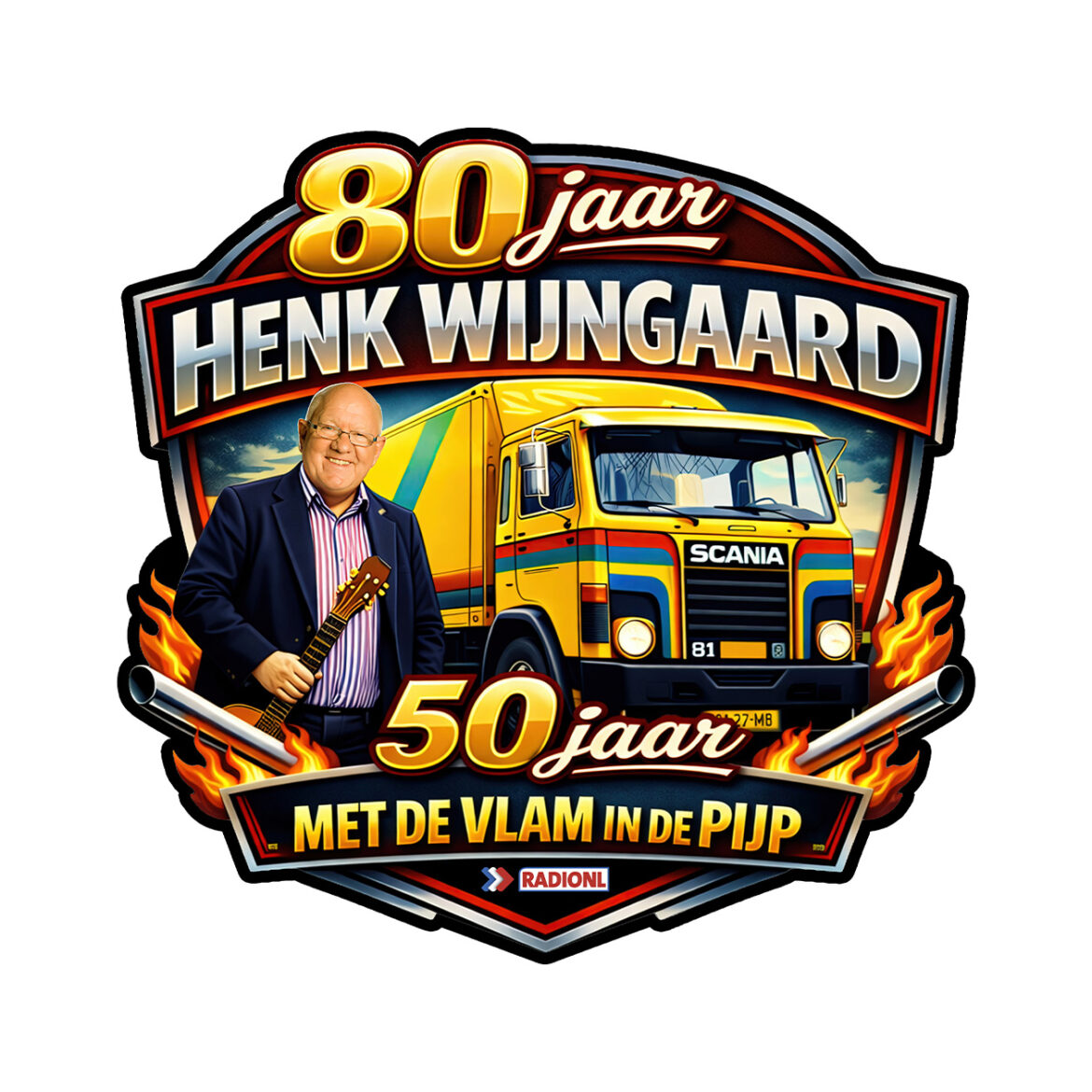 Henk Wijngaard stickers