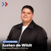Justen de Wildt komt op woensdag naar de studio
