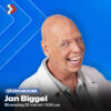 Jan Biggel komt naar de studio met een leuke actie voor fans