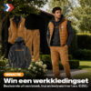 Win een werkkledingset ter waarde van € 250,-